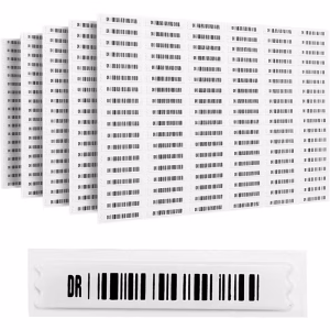 58khz alarm security customized am anti theft soft dr label sticker