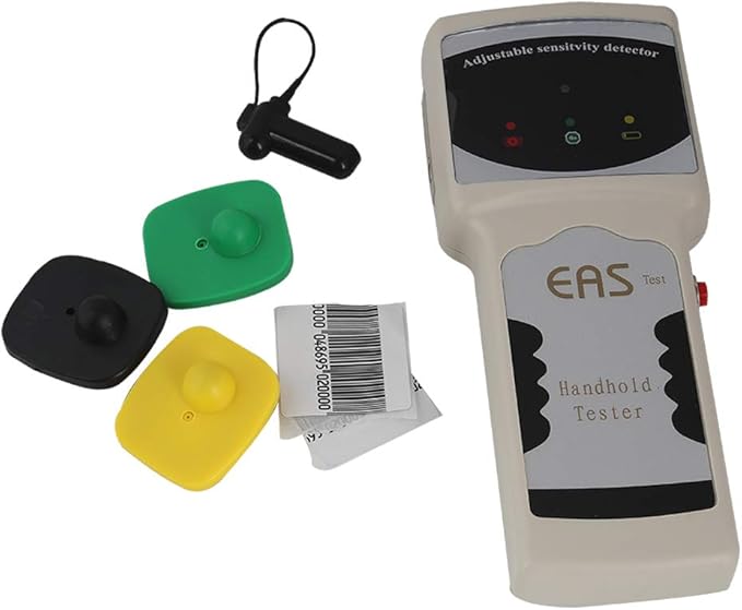 Handheld EAS Security Tag Detector Adjustable RF 8.2 MHz