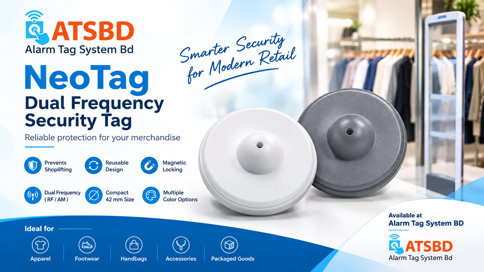 NeoTag Dual Frequency Security Tag